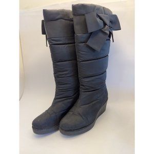 Kate Spade Cagney Nylon Quilted Wedge Snow Boots